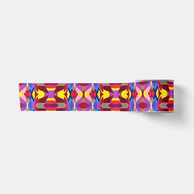 Abstract, Colourful, Ribbon Satin Ribbon (Front)