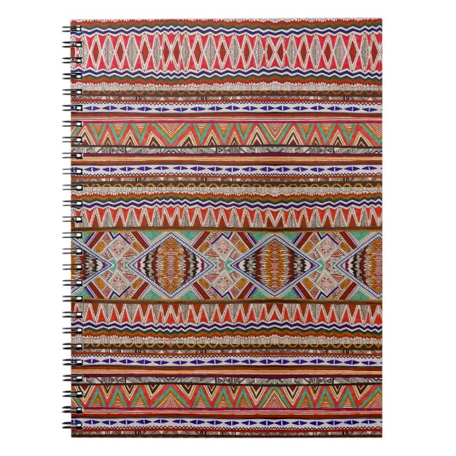 Abstract Colourful: Seamless Pattern Background. Notebook (Front)