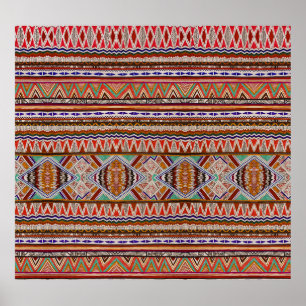 Abstract Colourful: Seamless Pattern Background. Poster
