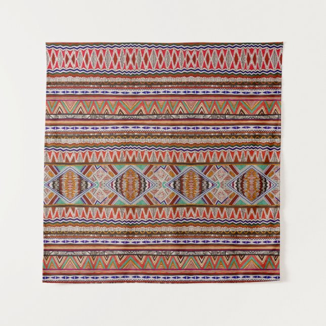Abstract Colourful: Seamless Pattern Background. Tapestry (Front)