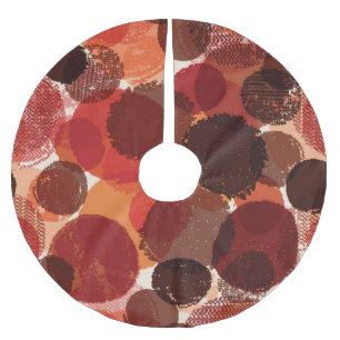 Abstract Colourful Seamless Patterns Collection Brushed Polyester Tree Skirt