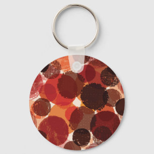 Abstract Colourful Seamless Patterns Collection Key Ring