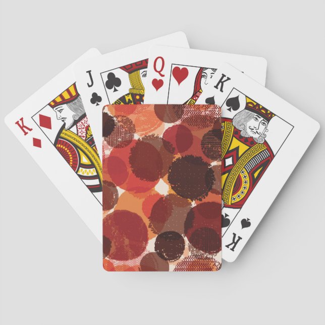 Abstract Colourful Seamless Patterns Collection Playing Cards (Back)