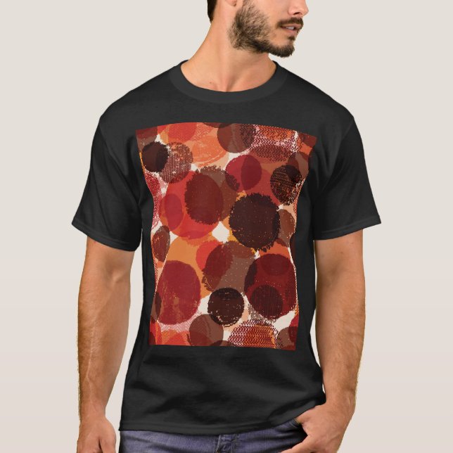 Abstract Colourful Seamless Patterns Collection T-Shirt (Front)