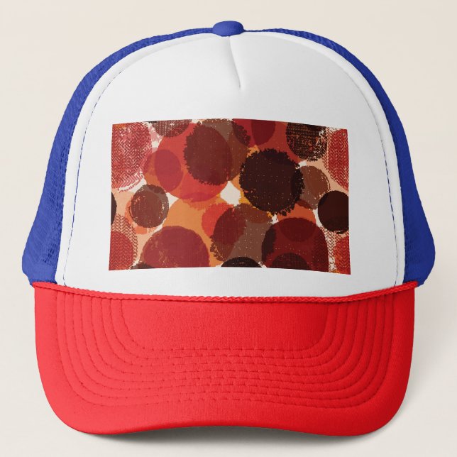 Abstract Colourful Seamless Patterns Collection Trucker Hat (Front)