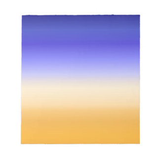abstract colourful sun rise inspired artwork notepad