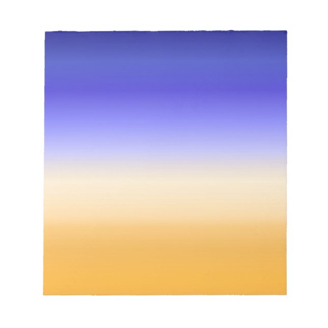 abstract colourful sun rise inspired artwork notepad (Front)