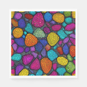 🎨 Abstract Colourful Table Napkins Modern Dining