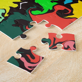 Abstract Colourful Twirl /  Jigsaw Puzzle