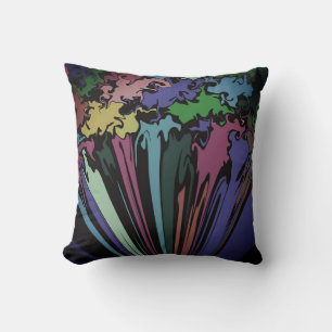 Abstract Colourful Twirl / Pinched / Fog / Cushion