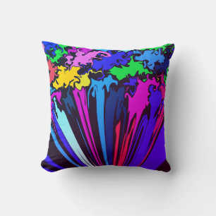 Abstract Colourful Twirl / Pinched / Miami / Cushion