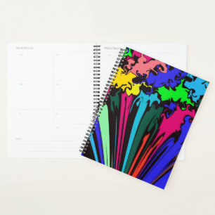 Abstract Colourful Twirl / Pinched / Planner