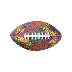 Abstract Colourful Twirlers / Football