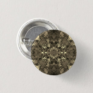 Abstract Colourful Twirlers / Mirror / Sepia /  3 Cm Round Badge