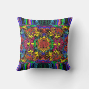 Abstract Colourful Twirlers Pushed / Mirror / Cushion