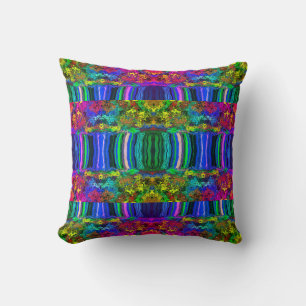 Abstract Colourful Twirlers / Pushed / Mirror x 2 Cushion