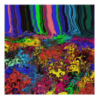 Abstract Colourful Twirlers / Pushed /