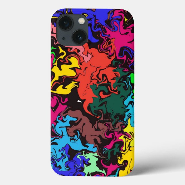 Abstract Colourful Twirls /  Case-Mate iPhone Case (Back)