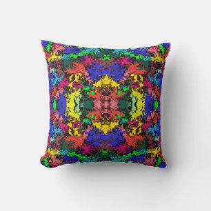 Abstract Colourful Twirls / Mirror / Cushion