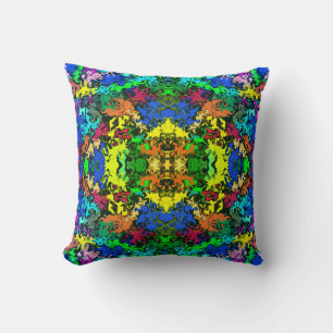 Abstract Colourful Twirls / Mirror / Greenleaf / Cushion