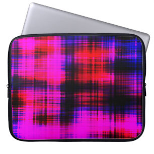 Abstract colourful vintage pattern laptop sleeve