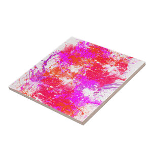 Abstract Colourful Watercolor - Choose Your Colour Tile