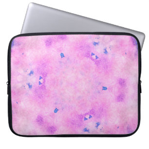 Abstract colourful watercolor. Digital art paintin Laptop Sleeve