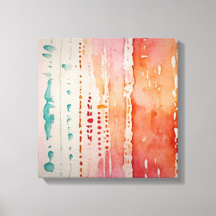 Abstract Colourful Watercolor wall art