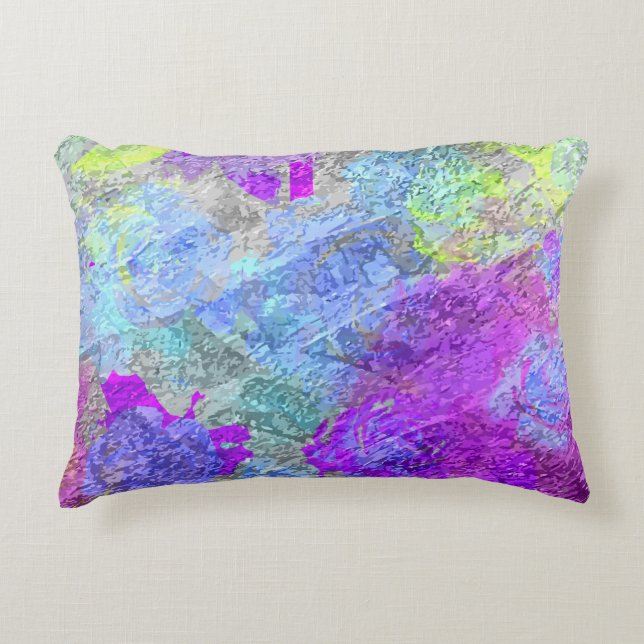 Abstract Colours 2 Decorative Cushion (Front)