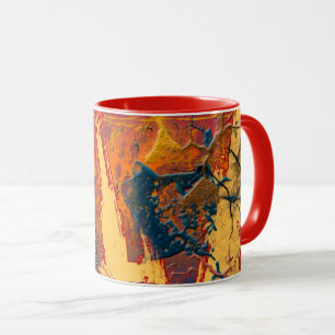 Abstract colours, art coffee mug