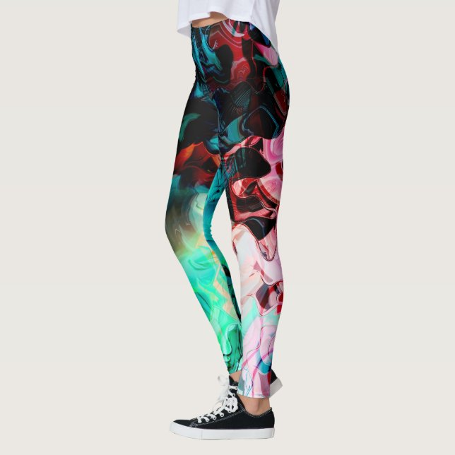 Abstract colours, beautiful leggings (Left)