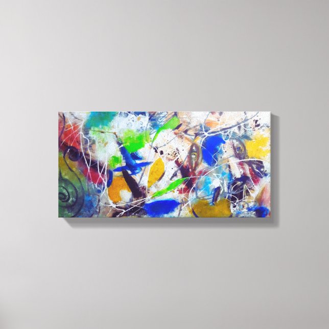 Abstract Colours Canvas  (Front)