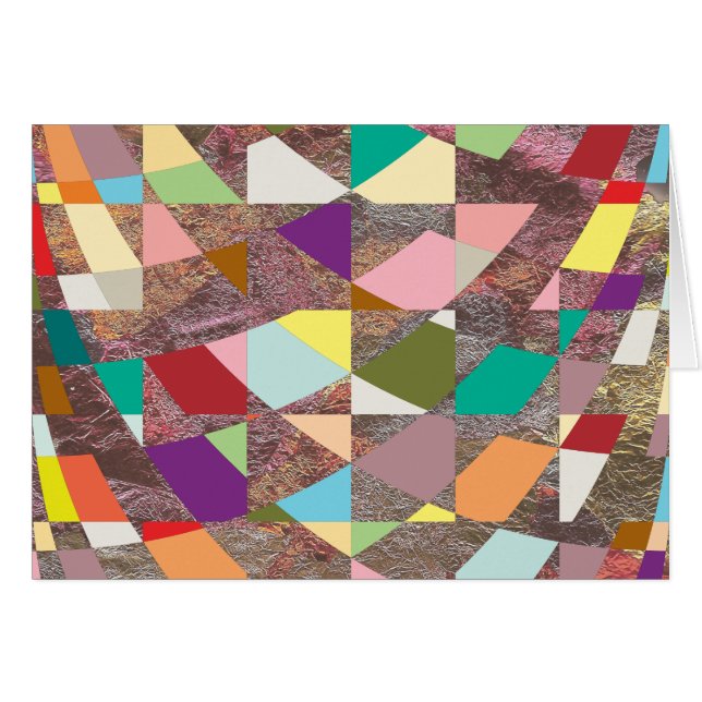 Abstract Colours Glitter (Front Horizontal)