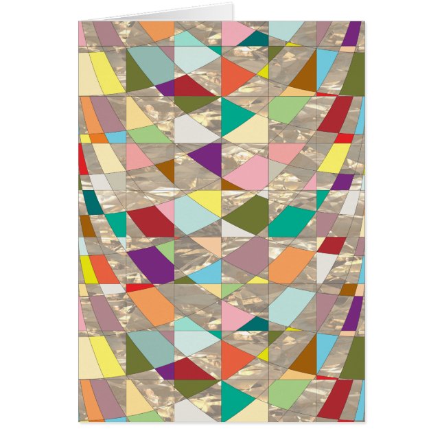 Abstract Colours Gold (Front)