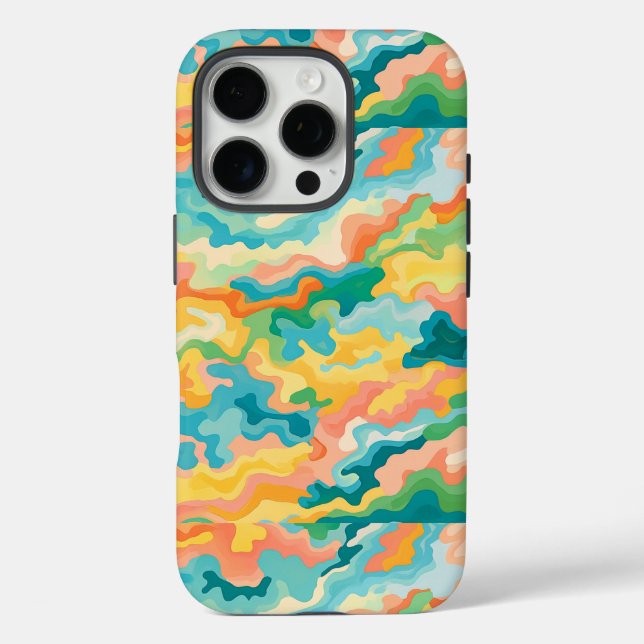 Abstract Colours iPhone / iPad case (Back)