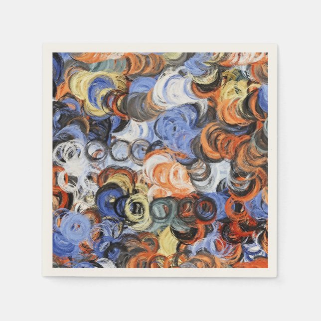 Abstract Colours Painting Napkin (Front)