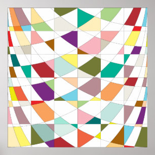 Abstract Colours Poster