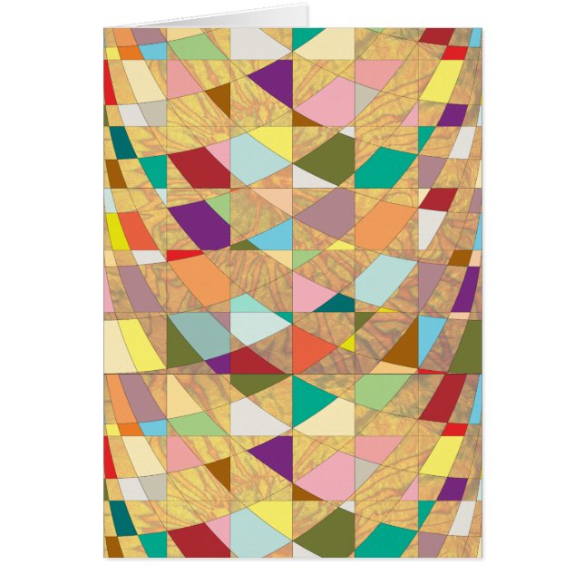 Abstract Colours Sun Burst (Front)