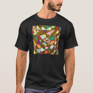 Abstract Colours Sun Burst T-Shirt