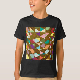 Abstract Colours Sun Burst T-Shirt