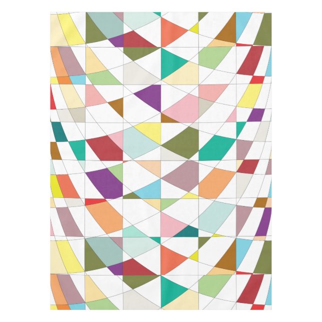 Abstract Colours Tapestry Tablecloth (Front)