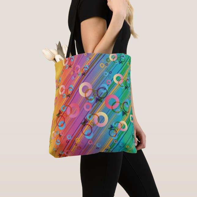 Abstract Composition Tote Bag (Close Up)