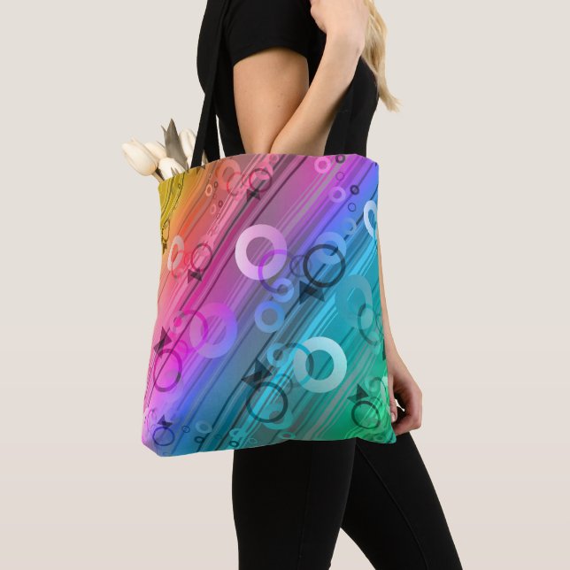 Abstract Composition Tote Bag (Close Up)