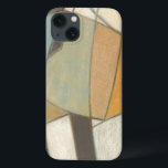 Abstract Composition with Muted Colours iPhone 13 Case<br><div class="desc">The muted colours of this Norman Wyatt composition harkens back to abstract works by Piet Mondrian. While the paints used are toned down,  their the colours together speak loudly and call attention to the piece. Purchase your copy today!</div>