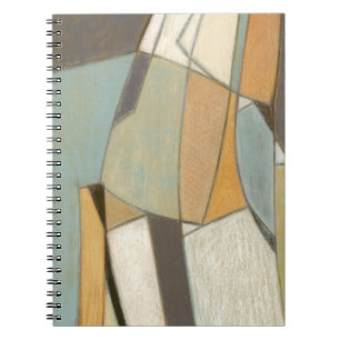 Abstract Composition with Muted Colours Notebook