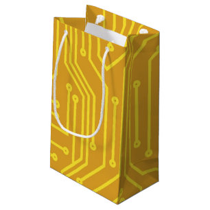 Abstract computer equipment small gift bag