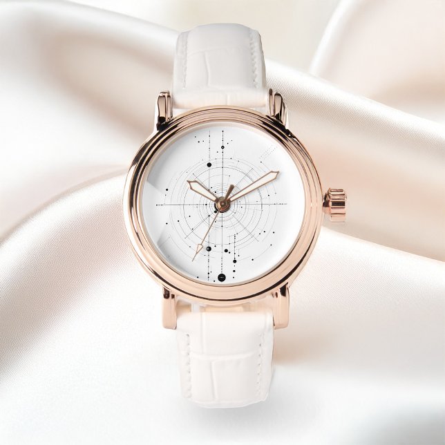 Abstract Concentric Circles Intersecting Lines  Watch (Creator Uploaded)