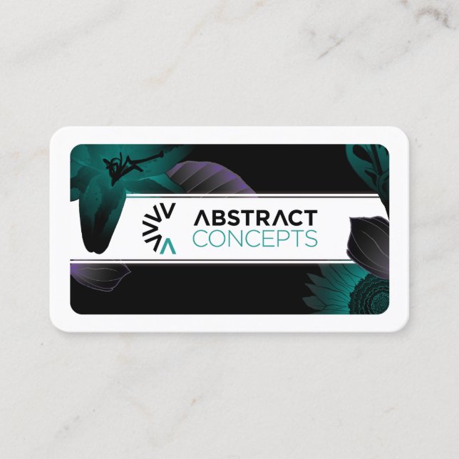 abstract concepts business cards (Front)
