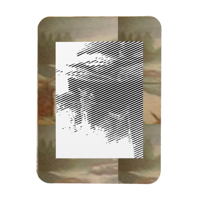 Abstract Concert Flexible Photo Magnet (Vertical)
