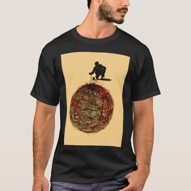 Abstract Connection T-Shirt (Front)